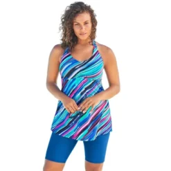 Swim 365 Women’s Plus Size Longer Length Braided Tankini Top -Swimwear Promotion Store GUEST 088a71ad 430d 4abe a01a 39083e42c9da
