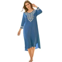 Swim 365 Women’s Plus Size Embroidered Cover Up -Swimwear Promotion Store GUEST 1a7a432f 2620 4972 858c aee9924dad16