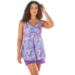 Swim 365 Women’s Plus Size Longer Length Braided Tankini Top -Swimwear Promotion Store GUEST 3e95227c 9566 407b 881a 6d09c6958059