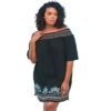 Swim 365 Women’s Plus Size Off-The-Shoulder Cover Up