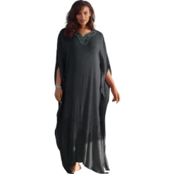 Swim 365 Women’s Plus Size Long Embellished Cover Up -Swimwear Promotion Store GUEST 5c210c3c fcc2 4ca6 abd5 807e4ea16917