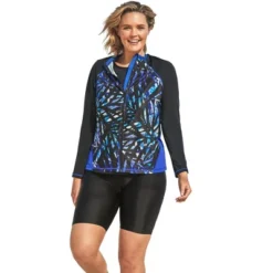 Swim 365 Women’s Plus Size Chlorine Resistant Long-Sleeve Colorblock Swim Tee 8 Swim 365 Women’s Plus Size Chlorine Resistant Long-Sleeve Colorblock Swim Tee -Swimwear Promotion Store GUEST 60608508 fc39 454b ace7 901a48fc224f