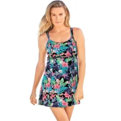 Swim 365 Women’s Plus Size Empire-Waist Swim Dress 11 Swim 365 Women’s Plus Size Empire-Waist Swim Dress -Swimwear Promotion Store GUEST 6a563c75 8425 4a8b a7c8 435ac4fd6624