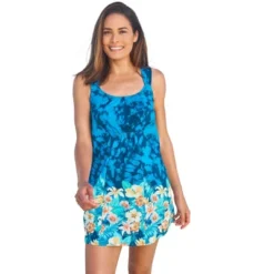 Swim 365 Women’s Plus Size Smocked Swimdress Set -Swimwear Promotion Store GUEST 7830c04a 3984 48df bdbe 2080274d9743