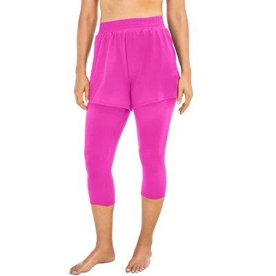 Swim 365 Women’s Plus Size Shorted Swim Capri 3 Swim 365 Women’s Plus Size Shorted Swim Capri - Image 3