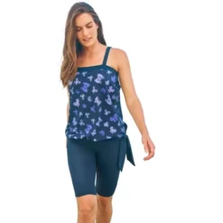 Swim 365 Women’s Plus Size Blouson Tankini Top With Adjustable Straps -Swimwear Promotion Store GUEST 8ebd0f5f 9c87 4a89 a453 f631aab55483