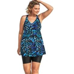 Swim 365 Women’s Plus Size Longer Length Braided Tankini Top -Swimwear Promotion Store GUEST 915a4ff9 283a 4e4f 94bc c996b94712d4
