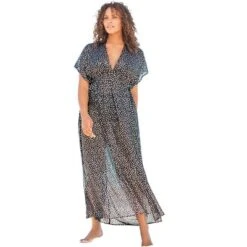 Swim 365 Women’s Plus Size Long Caftan Cover Up -Swimwear Promotion Store GUEST 9b51658f efef 4df1 801a 0b4c4e1be1ce