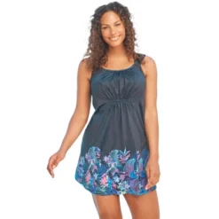 Swim 365 Women’s Plus Size Smocked Swimdress Set -Swimwear Promotion Store GUEST 9c3f3789 bc9b 4533 9654 cf1f0ec2a23f