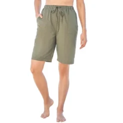 Swim 365 Women’s Plus Size Taslon® Cover Up Board Shorts With Built-In Brief -Swimwear Promotion Store GUEST a6ca62f6 4802 4957 b7da 6ec2b50fa805