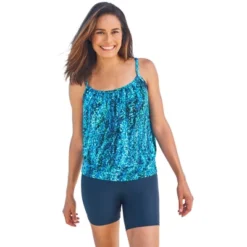 Swim 365 Women’s Plus Size Lightweight Blouson Tankini Top -Swimwear Promotion Store GUEST d68a902f a24c 46c1 a952 5bbe836c6788