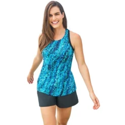 Swim 365 Women’s Plus Size Longer-Length Racerback Tankini Top 21 Swim 365 Women’s Plus Size Longer-Length Racerback Tankini Top -Swimwear Promotion Store GUEST db62bccd e515 40c2 abba e61c593312ca