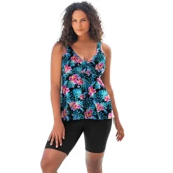 Swim 365 Women’s Plus Size Flowy Tankini Top -Swimwear Promotion Store GUEST f2e7330b d43c 438b bc63 d4e713dcc0b6