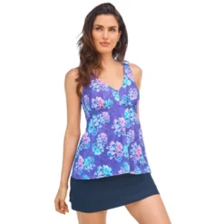 Swim 365 Women’s Plus Size Flowy Tankini Top -Swimwear Promotion Store GUEST f4e4751e 5a12 4838 9179 c044f9c0773d